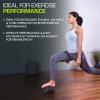 ProsourceFit High Density Foam Rollers – inches long. Firm Full Body Athletic Massager for Back Stretching, Yoga, Pilates, Post Workout Trigger Point Release(Black – 12″ X 3″)