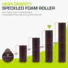 ProsourceFit High Density Foam Rollers Long, Firm Full Body Athletic Massage Tool for Back Stretching, Yoga, Pilates, Post Workout Muscle Recuperation(Black/Red)