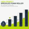 ProsourceFit High Density Foam Rollers Long, Firm Full Body Athletic Massage Tool for Back Stretching, Yoga, Pilates, Post Workout Muscle Recuperation(Black/Blue)