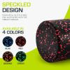 ProsourceFit High Density Foam Rollers Long, Firm Full Body Athletic Massage Tool for Back Stretching, Yoga, Pilates, Post Workout Muscle Recuperation(Black/Red)