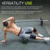 ProsourceFit High Density Foam Rollers Long, Firm Full Body Athletic Massage Tool for Back Stretching, Yoga, Pilates, Post Workout Muscle Recuperation(Black/Green)