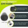 ProsourceFit High Density Foam Rollers Long, Firm Full Body Athletic Massage Tool for Back Stretching, Yoga, Pilates, Post Workout Muscle Recuperation(Black)