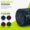 ProsourceFit High Density Foam Rollers Long, Firm Full Body Athletic Massage Tool for Back Stretching, Yoga, Pilates, Post Workout Muscle Recuperation(Black/Blue)