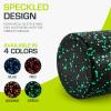 ProsourceFit High Density Foam Rollers Long, Firm Full Body Athletic Massage Tool for Back Stretching, Yoga, Pilates, Post Workout Muscle Recuperation(Black/Green)