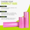 ProsourceFit High Density Foam Rollers Long, Firm Full Body Athletic Massage Tool for Back Stretching, Yoga, Pilates, Post Workout Muscle Recuperation(Pink)