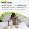ProsourceFit Ki Acupressure Mat and Pillow Set with 100% Natural Linen for Back/Neck Pain Relief and Muscle Relaxation(Sand Dunes)