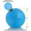 ProsourceFit Lacrosse Massage Ball for Self-Myosfascial Release, Deep Tissue Massage, Muscle Mobility, Post-Workout Recovery, Blue(Blue)