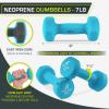 ProsourceFit Neoprene Dumbbell Coated for Non-Slip Grip, 7 lb
