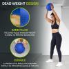 ProsourceFit Slam Medicine Balls Tread Textured Grip Dead Weight Balls for Cross Training, Strength and Conditioning Exercises, Cardio and Core Workouts(Blue)