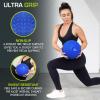 ProsourceFit Slam Medicine Balls Tread Textured Grip Dead Weight Balls for Cross Training, Strength and Conditioning Exercises, Cardio and Core Workouts(Blue)