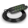 ProsourceFit Speed Jump Rope up to 8 Foot Adjustable Length for Men and Women, Foam Handles, Ultra Light Rope for Boxing, Jumping Exercises and Cardio Workout(Green)