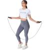 ProsourceFit Speed Jump Rope up to 8 Foot Adjustable Length for Men and Women, Foam Handles, Ultra Light Rope for Boxing, Jumping Exercises and Cardio Workout(Green)