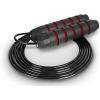 ProsourceFit Speed Jump Rope up to 8 Foot Adjustable Length for Men and Women, Foam Handles, Ultra Light Rope for Boxing, Jumping Exercises and Cardio Workout, Red