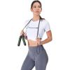 ProsourceFit Speed Jump Rope up to 8 Foot Adjustable Length for Men and Women, Foam Handles, Ultra Light Rope for Boxing, Jumping Exercises and Cardio Workout(Green)