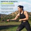 ProsourceFit Steel Macebell, Heavy Duty Steel Mace, Workout Mace with Non-Slip Grip for Gada, Strength and Core Training(Black – 10 LB)