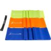 ProsourceFit Therapy Flat Resistance Bands Set of 3 (6’ each-Extra Long) for Stretching, Pilates and Rehabilitation with Door Anchor