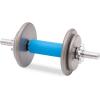 ProsourceFit Thick Grips for Dumbbell and Barbell, 1.9-in Axle Bar Adapter for Weightlifting and Strength Training (Black)(Blue)