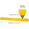 ProsourceFit Xfit Power Resistance Bands, Heavy Duty 41” Long for Cross-Training, Assisted Pull-Ups, Powerlifting, Mobility, Full Body Workouts and Stretching(Yellow 10 to 35lbs)