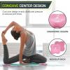 ProsourceFit Yoga Knee Support Pads Set of 2, Non-Slip Knee Pad for Yoga, Pilates, Meditation, and Stretching; Exercise Yoga Accessories for Knee Support for Men and Women, Portable Yoga Pad Cushions(Pink)