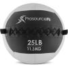 ProSource Soft Medicine Balls for CrossFit Wall Ball and Full Body Dynamic Exercises, Color-Coded Weights: 6, 8, 10, 14, 20, 25 lb.(Gray 25 LB)