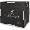 ProsourceFit 3-in-1 Wood Plyometric Jump Box For Cross Conditioning, Agility, Vertical Jump Training & Plyo Workouts(Textured Grid Surface)