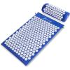 ProsourceFit Acupressure Mat and Pillow Set for Back/Neck Pain Relief and Muscle Relaxation(Blue/White)