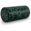 ProsourceFit High Density Foam Rollers Long, Firm Full Body Athletic Massage Tool for Back Stretching, Yoga, Pilates, Post Workout Muscle Recuperation(Black/Green)
