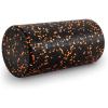 ProsourceFit High Density Foam Rollers Long, Firm Full Body Athletic Massage Tool for Back Stretching, Yoga, Pilates, Post Workout Muscle Recuperation(Black/Orange)