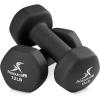 ProsourceFit Neoprene Dumbbell Coated for Non-Slip Grip, 12 lb