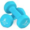 ProsourceFit Neoprene Dumbbell Coated for Non-Slip Grip, 7 lb