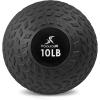 ProsourceFit Slam Medicine Balls Tread Textured Grip Dead Weight Balls for Cross Training, Strength and Conditioning Exercises, Cardio and Core Workouts(Tread – Black)