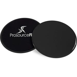 ProSource Core Sliding Exercise Discs, Dual-Sided Sliders for Use on Any Surface at Home or Gym for Full-Body Workouts, Set of 2
