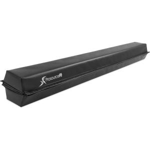 ProsourceFit Gymnastics Balance Beam for Kids, 9ft Long Firm Folding Floor Beam with Non-Slip 4-inch Wide Surface for Safe Gymnastics Practice at Home or Gym(Black)