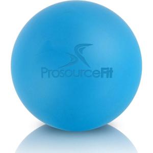 ProsourceFit Lacrosse Massage Ball for Self-Myosfascial Release, Deep Tissue Massage, Muscle Mobility, Post-Workout Recovery, Blue(Blue)