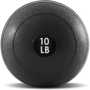 ProsourceFit Slam Medicine Balls Tread Textured Grip Dead Weight Balls for Cross Training, Strength and Conditioning Exercises, Cardio and Core Workouts(Classic – Black)