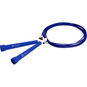 ProsourceFit Speed Jump Rope 10’ Adjustable Length, Super Fast Turning for Cardio, Boxing(Blue)