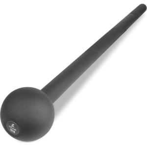 ProsourceFit Steel Macebell, Heavy Duty Steel Mace, Workout Mace with Non-Slip Grip for Gada, Strength and Core Training(Black – 10 LB)