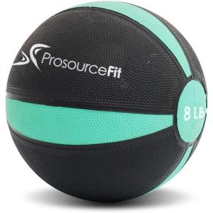 ProsourceFit Weighted Medicine Ball for Full Body Workouts(8 lb.)